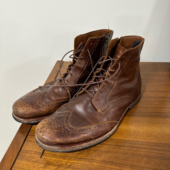 Timberland | Shoes | Timberland Leather Wingtip Boots | Poshmark